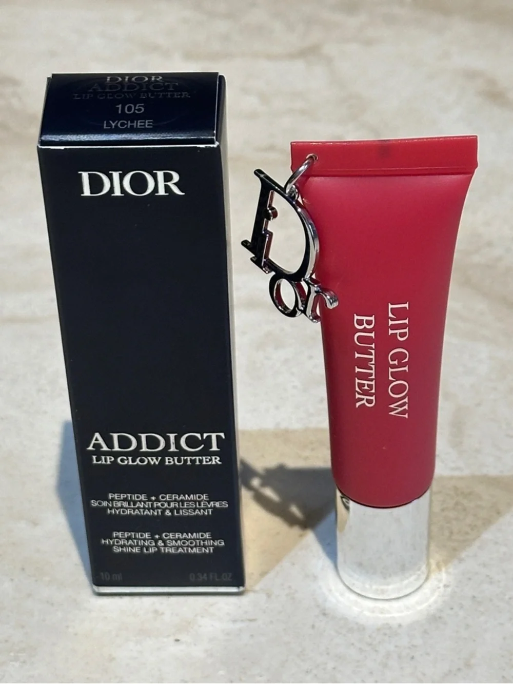 Dior Lip Glow Butter Hydrating Gloss Balm - 105 Lychee